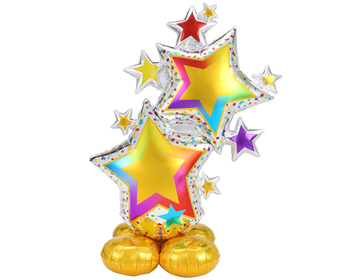 Colorful Star Cluster Airloonz Decoration Balloon Set